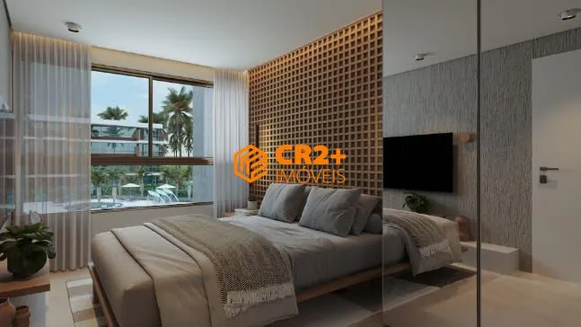 Imagem Vendo Flat 44m² c/ 1 Quarto e um WC Social, em Carneiros.