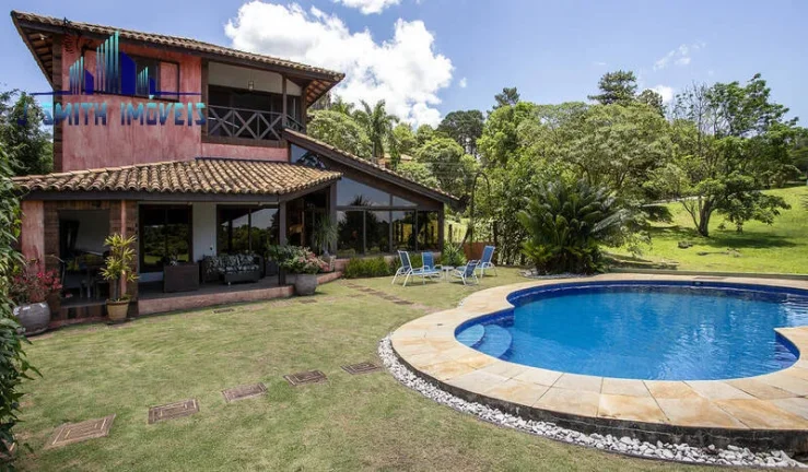 Imagem MANSÃO ESPETACULAR. ADEGA, PISCINA COM VISTA PARA O CAMPO DO GOLF CLUB