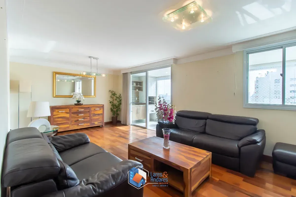 Imagem Apartamento para venda em Moema com 4 quartos, sendo 3 suítes, 143m²