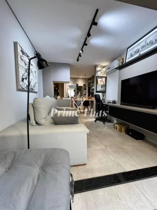 Imagem Flat disponível para locação no Saint Charles Residence Service na Vila Nova Conceição, com 42m², 1 dormitório e 1 vaga
