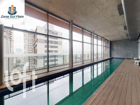 Imagem Apartamento Mobiliado à Venda No Brooklin Com 1 Suíte e 1 Vaga