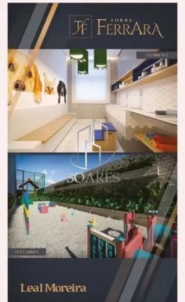 Imagem Torre Ferrara - um luxo - Leal Moreira, 260m², 4 suítes sendo 1 master, 3 vagas