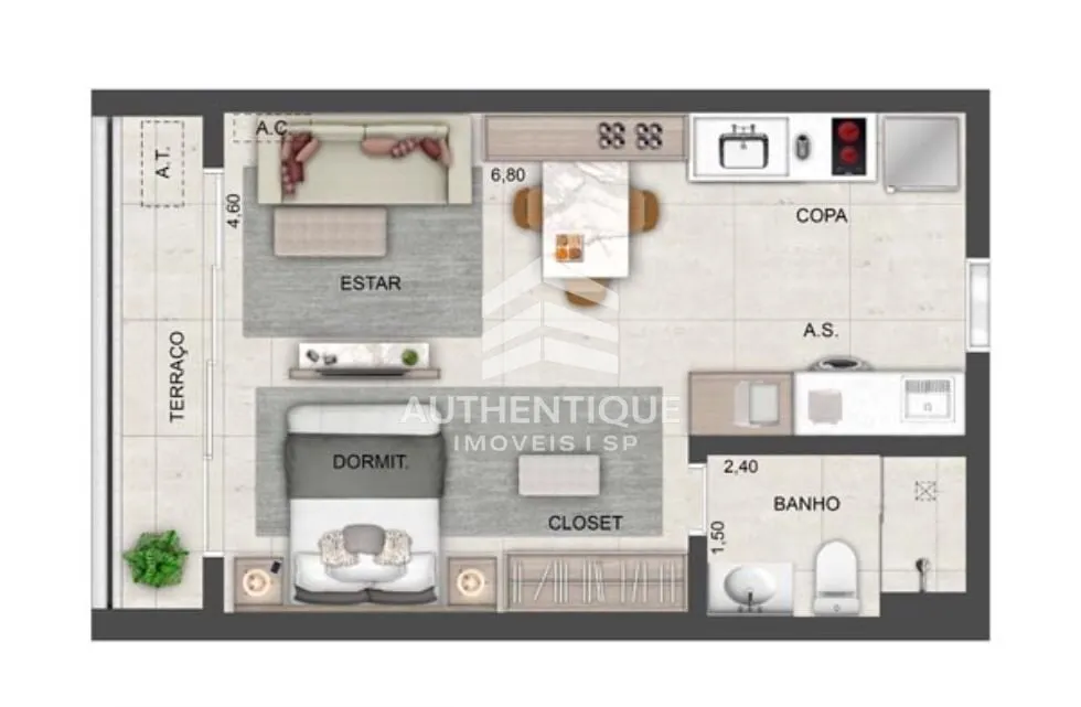 Imagem LEDGE BROOKLIN - Apartamento à venda no bairro Brooklin - São Paulo/SP, Zona Sul