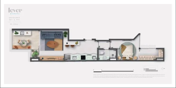 Imagem Lever Ipanema - Gardens e apartamentos tipo em Ipanema | A partir de R$ 1.550.000 | Brix | Zona Sul Lançamentos