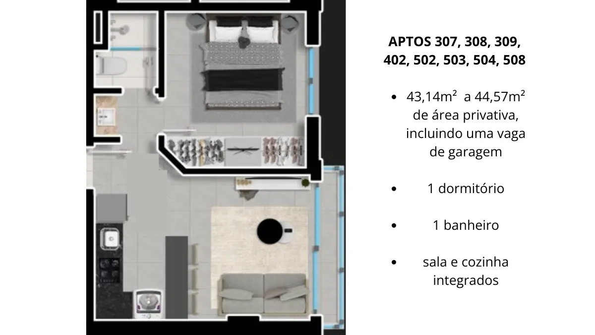 Imagem Apartamento à venda em Porto Alegre, Farroupilha, com 2 quartos, 65.51m2