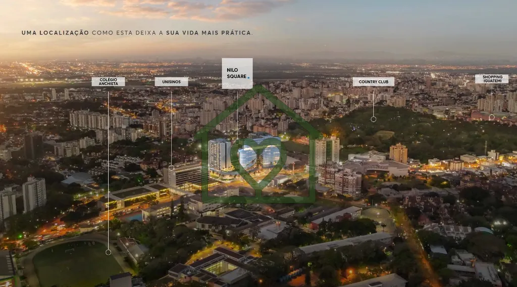 Imagem O Nilo Square Residence Resort é um empreendimento residencial de luxo localizado na Avenida Nilo P...