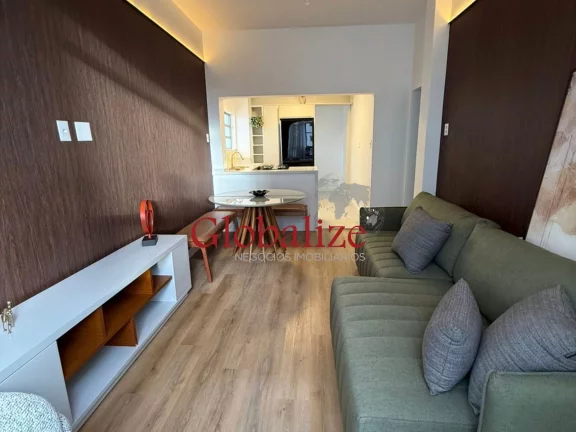 Foto do imóvel Apartameno à venda com 65m², 2 quartos, 1 suíte, frente mar, 1 vaga por R$885.000,00 no José Menino em Santos