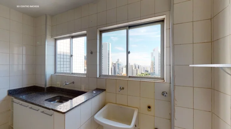 Imagem Ótimo apartamento à venda no bairro Funcionários, com 2 dormitórios, banheiro social, vaga de ga...