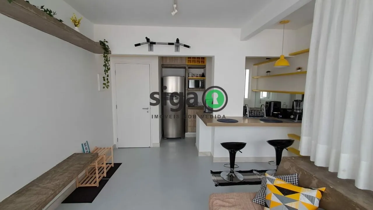 Imagem Apartamento de 60 metros - com 1 dormitórios na Santa Cecilia 60.