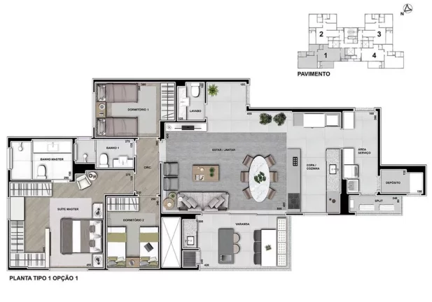 Imagem Fifty Cabral - Apartamento à venda no bairro Cabral - Curitiba/PR