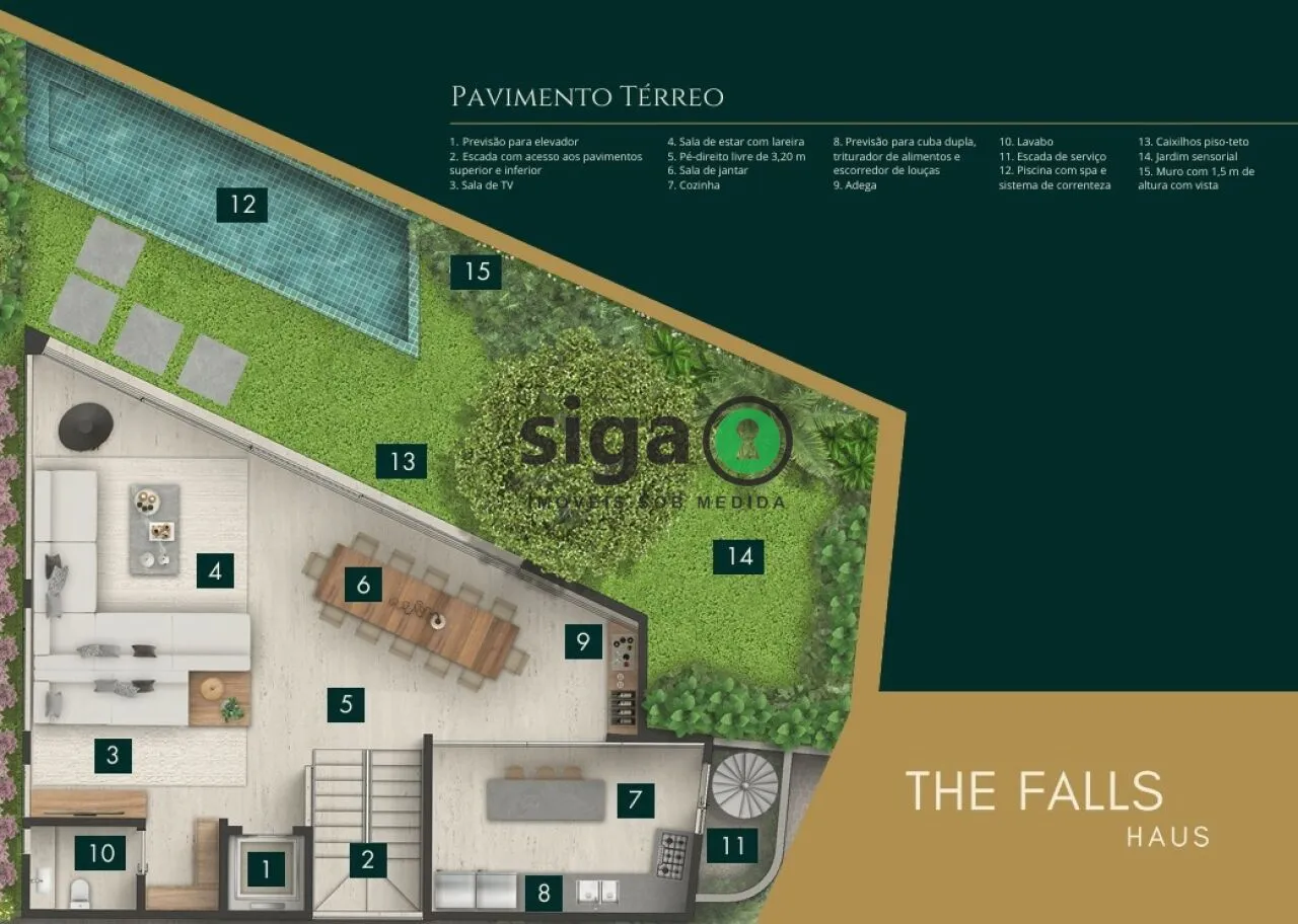 Imagem Casa em condomínio para venda no Jardim Guedala 03 suítes, São Paulo - SP