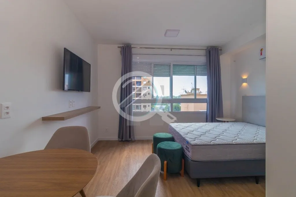 Imagem Excelente studio novo com 27m² em um dos melhores empreendimentos de Porto Alegre. Todo mobiliado c...
