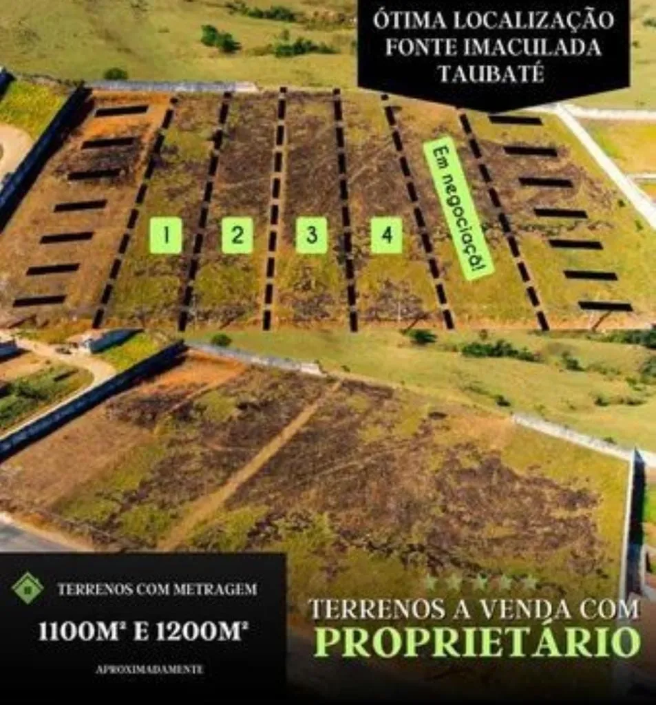 Foto do imóvel Terreno para Locação Alto São Pedro, Taubaté - SP