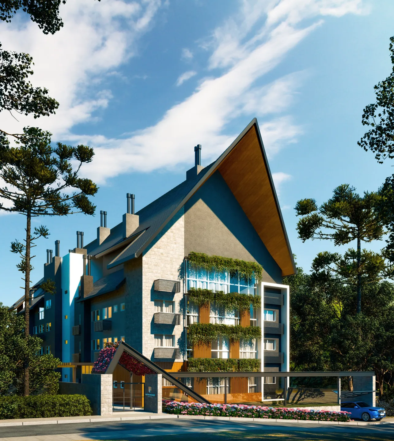 Imagem Apartamento à venda em Gramado, Floresta, com 2 quartos, 74.09m2
