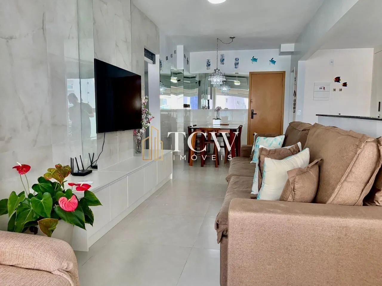 Imagem Apartamento à Venda nas Astúrias | 105 m² | 3 Dormitórios, 1 Suíte | 2 Vagas | Guarujá/SP