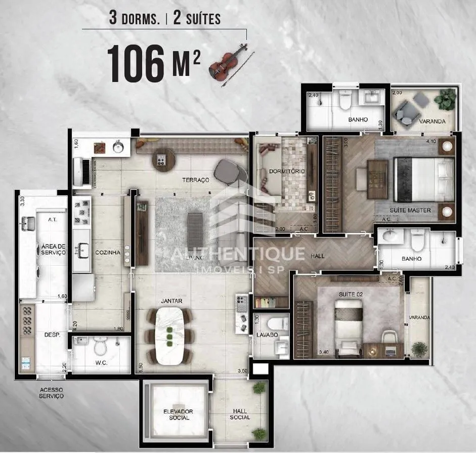 Imagem SINTONIA PERDIZES - Apartamento à venda em São Paulo/SP