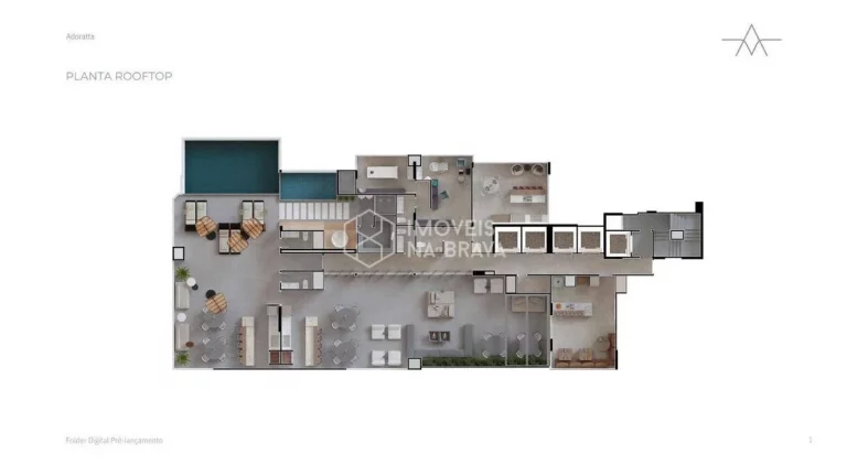 Imagem Apartamento à venda, 2 quartos, 1 suíte, 1 vaga, Praia Brava - Itajaí/SC