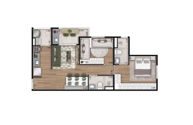 Imagem VERT - MBIGUCCI - Apto de 57m², excelente localização, a 900 metros do Parque da Aclimação!!