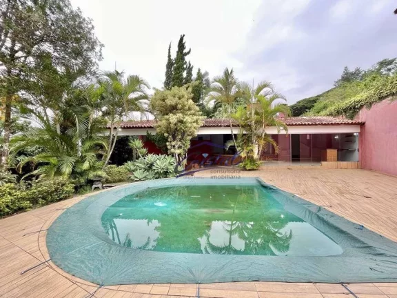 Imagem Casa com 4 dormitórios (1 suíte), lareira, piscina e churrasqueira! à venda, 409 m² - Chácara São João - GRANJA VIANA - Carapicuíba/SP