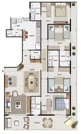 Imagem APARTAMENTO RESIDENCIAL em Rio de Janeiro - RJ, Recreio dos Bandeirantes