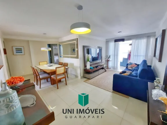 Imagem Apartamento de 130M² com 4 suítes, 2 vagas de garagem, prédio com área de lazer, Praia do morro, Guarapari-ES.