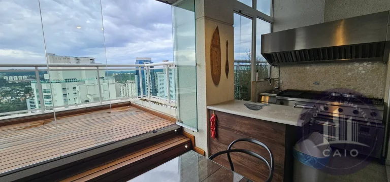 Imagem Apartamento cobertura mobiliado 342 m², aluguel R$ 40.000 - Alphaville/SP