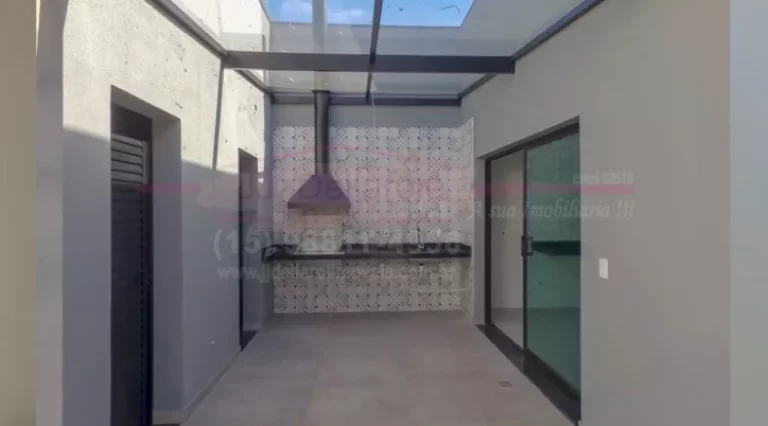 Imagem Casa nova dentro de condomínio em Sorocaba/SP 3 suítes, sendo uma delas master, - cozinha integrad...