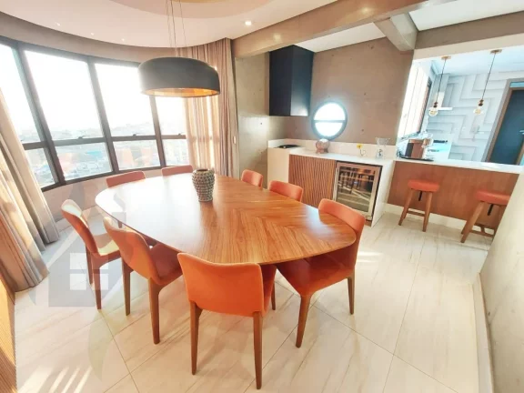 Imagem Apartamento Alto Padrão com 3 suítes, 4 banheiros, 4 vagas, com 190m² em Bairro Jardim, Santo André