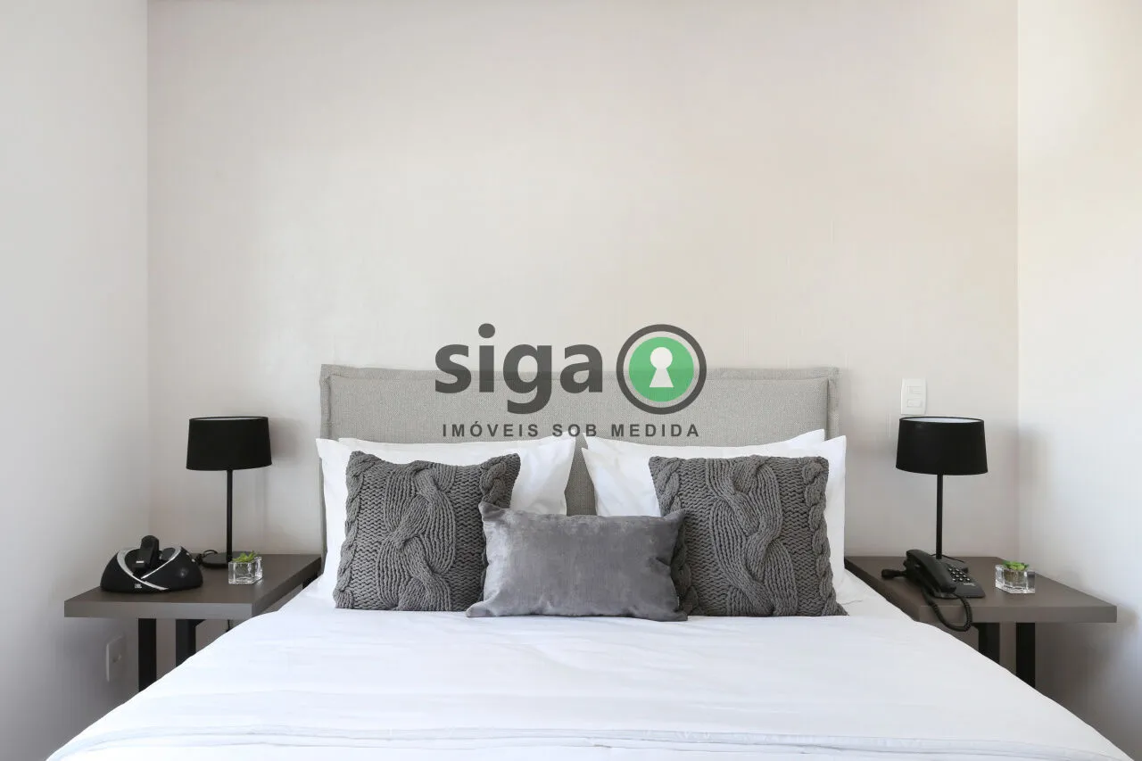 Imagem APATAMENTO MOBILIADO PARA VENDA NO BROOKLIN COM 1 DORMITORIO
