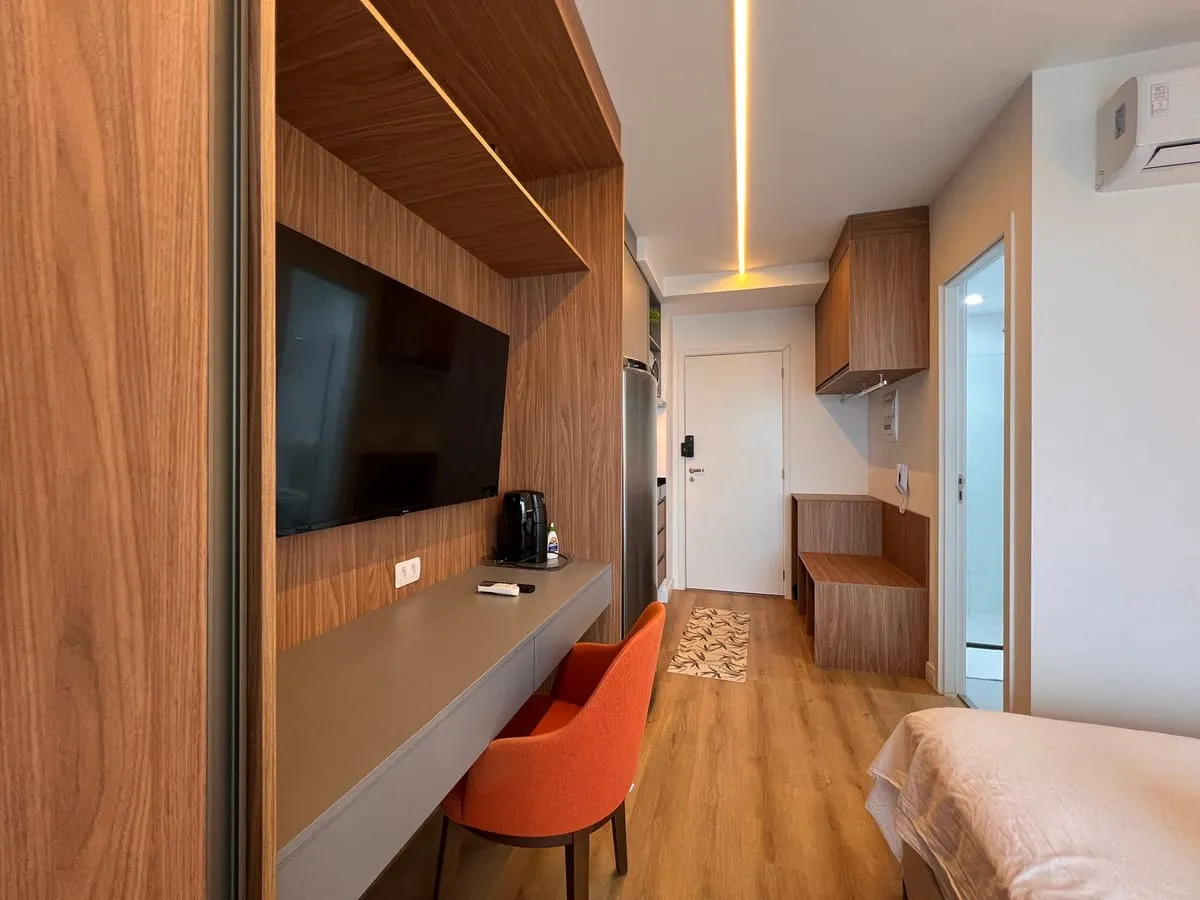 Imagem Apartamento com 1 Quarto para alugar, 23m² - Santo Amaro