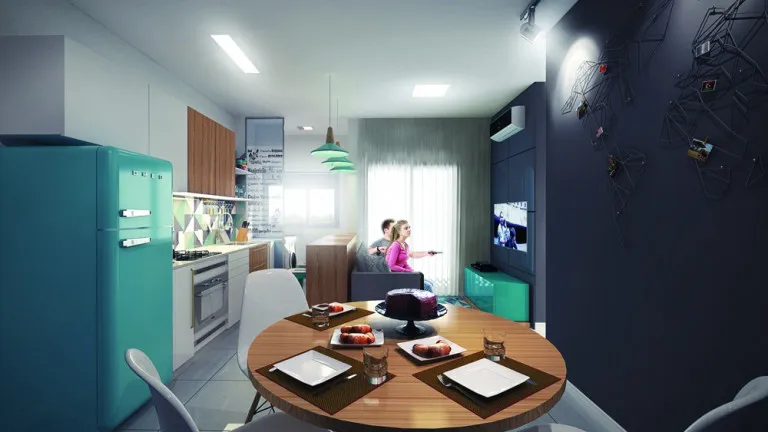 Imagem Apartamento com 2 Quartos à Venda, 53 m² em Rio Maina - Criciúma