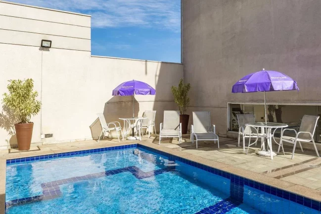 Imagem Flat disponivel para locação no Mercure Hotel, com 27m², 1 dormitório e 1 vaga de garagem