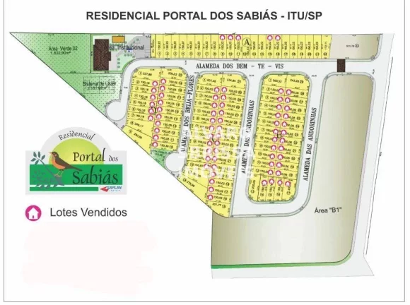 Imagem Terreno à venda no Condomínio Portal dos Sábias em Itu SP