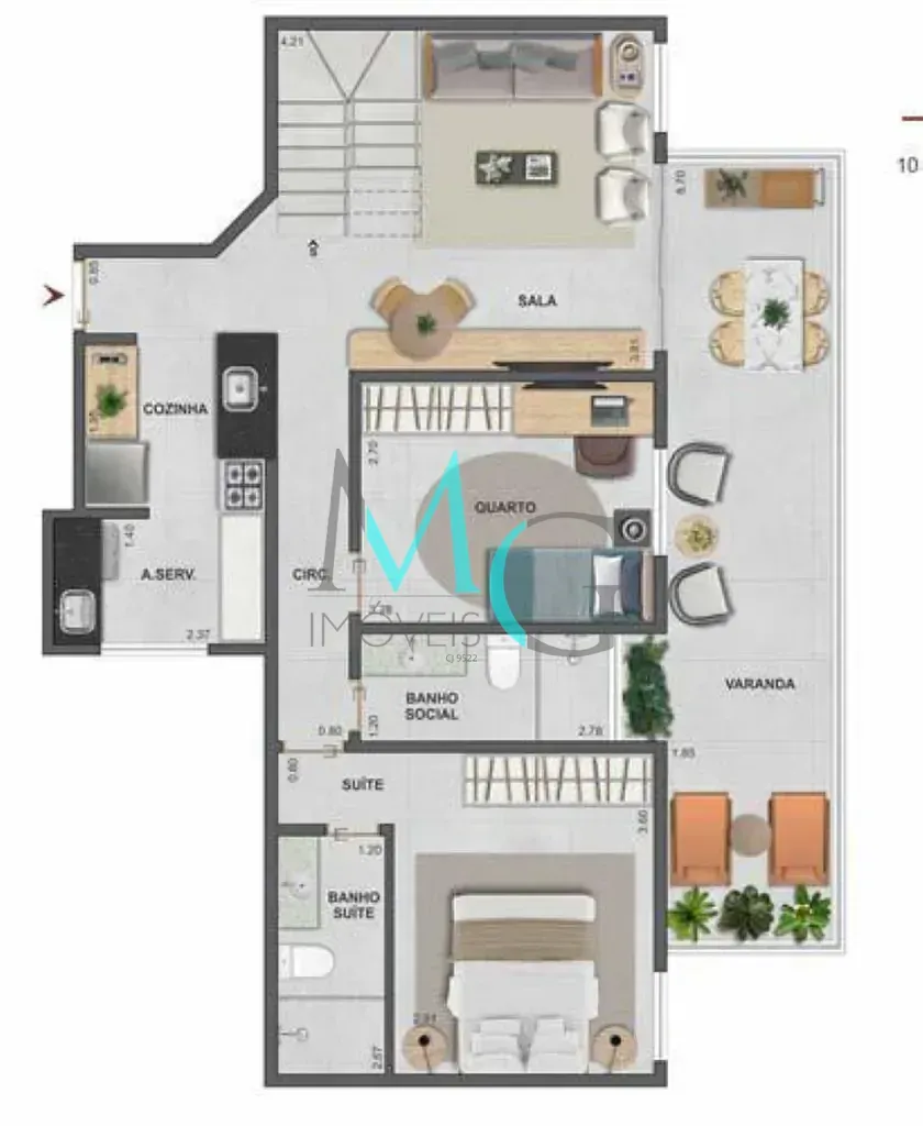 Imagem Apartamento à venda 3 Quartos 1 Suite 1 Vaga 103.84M² Barra da Tijuca Rio de Janeiro - RJ | Basílio Tijuca