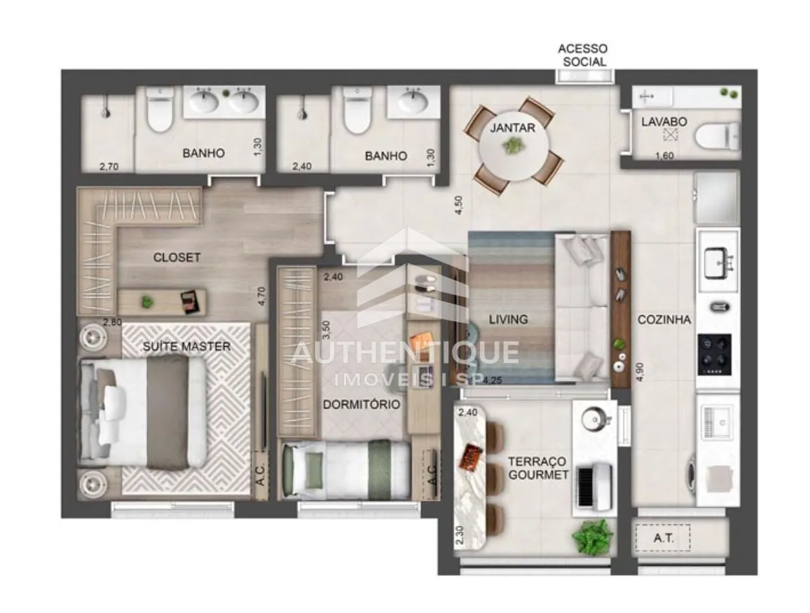Imagem LEDGE BROOKLIN - Apartamento à venda no bairro Brooklin - São Paulo/SP, Zona Sul