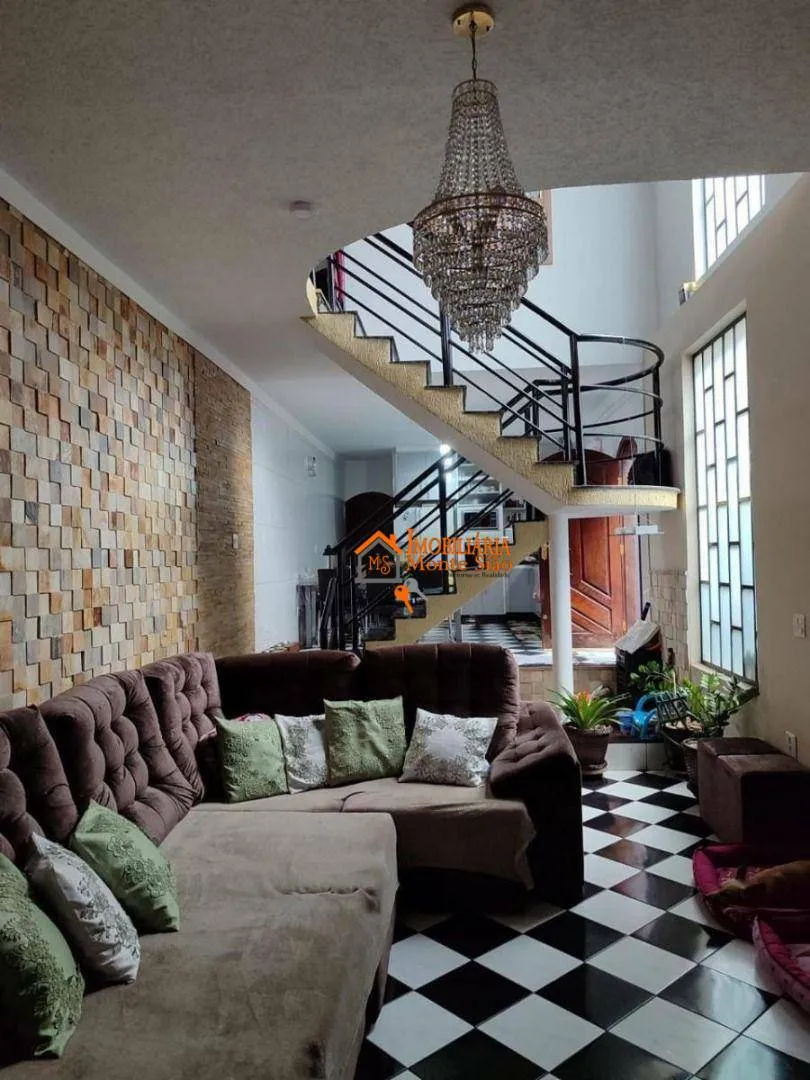 Imagem Sobrado com 3 dormitórios à venda, 213 m² por R$ 778.000,00 - Parque Continental I - Guarulhos/SP