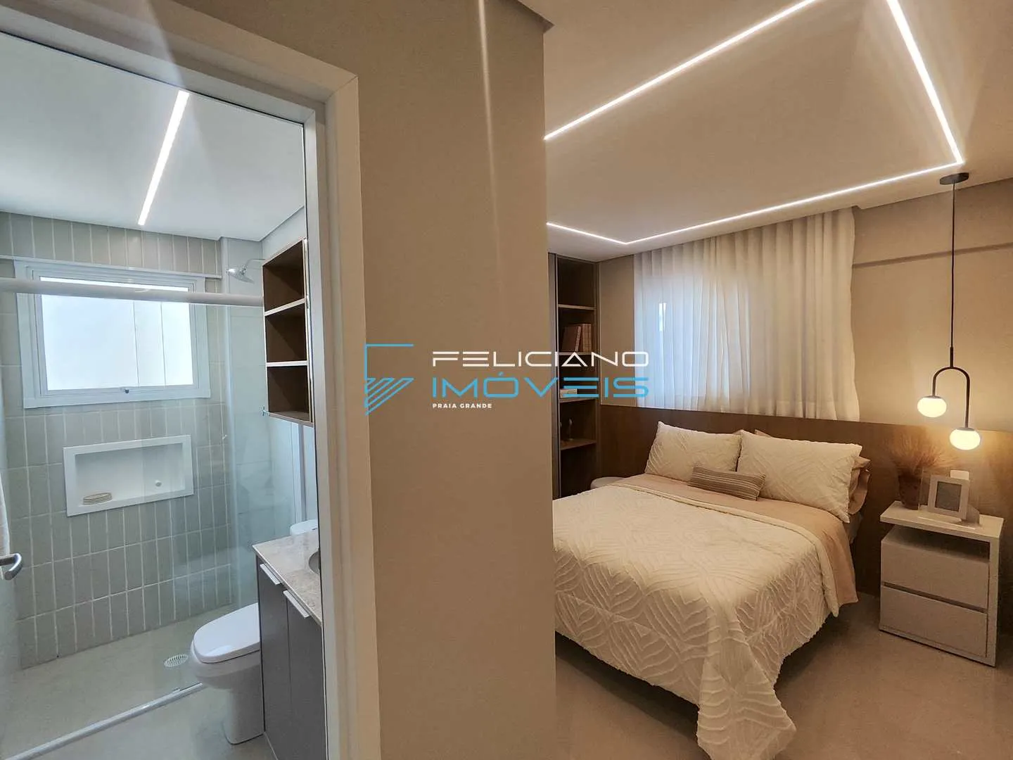 Imagem Apartamento com 2 quartos, Guilhermina, Praia Grande - R$ 892 mil, Cod: 4655