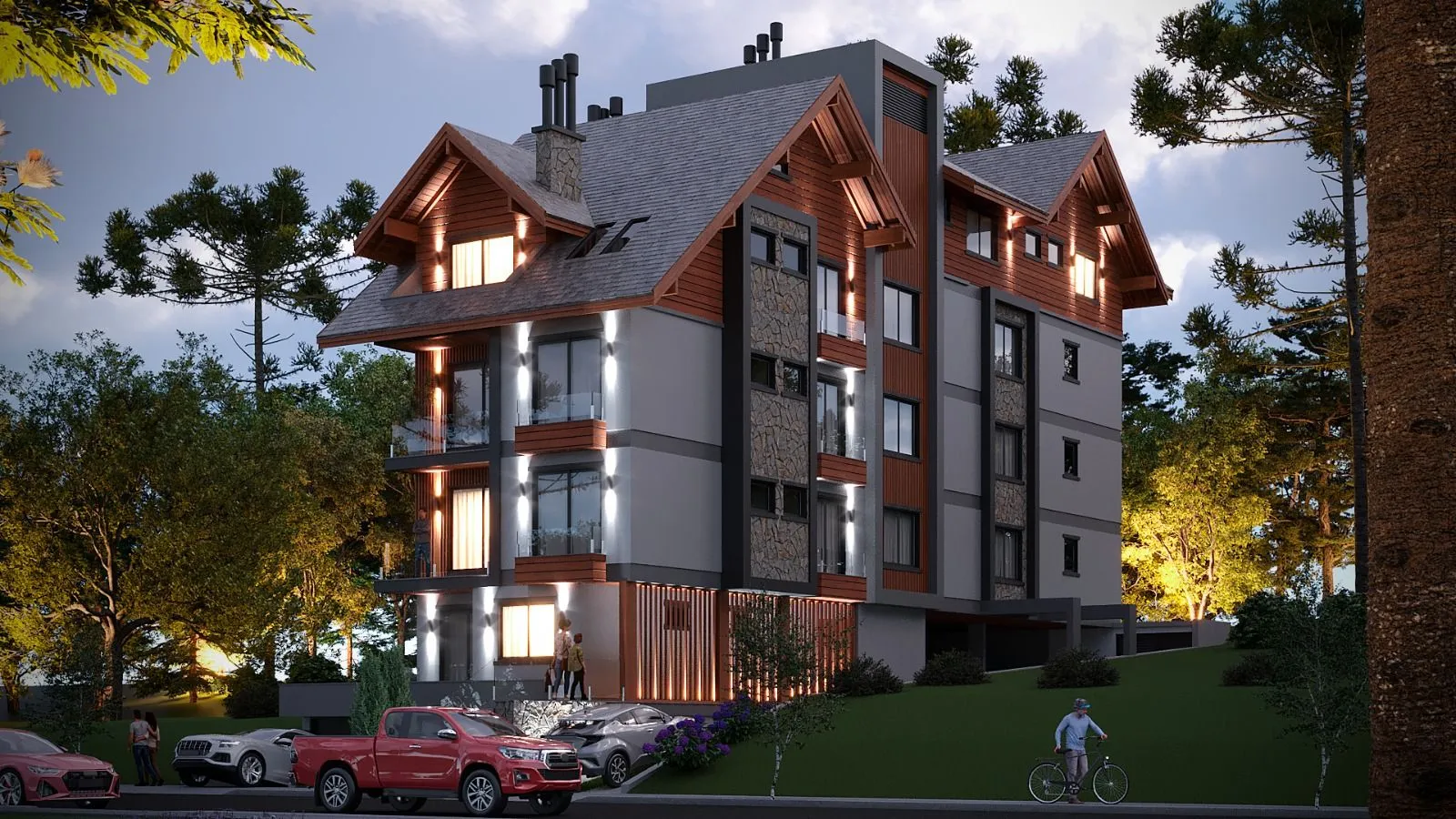 Imagem Apartamento à venda em Gramado, Centro, com 2 quartos, 94.05m2