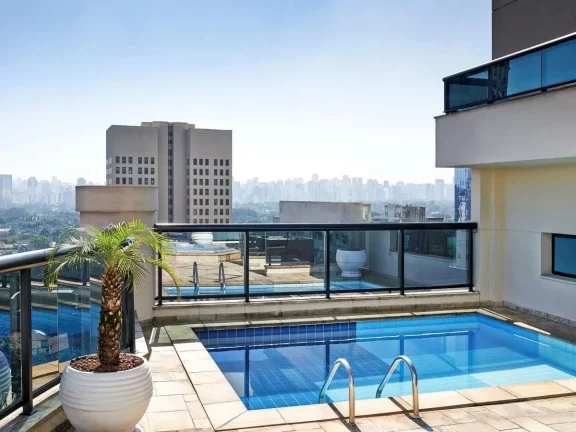 Imagem Flat disponível para venda no Condomínio Edifício The Town Flat Service, com 33m², 1 dormitório e 1 vaga