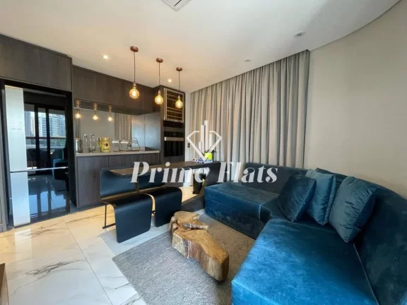 Foto do imóvel Flat disponível para venda no Cyrela by Pininfarina, com 49m², 1 dormitório e 1 vaga em Rua das Fiandeiras
