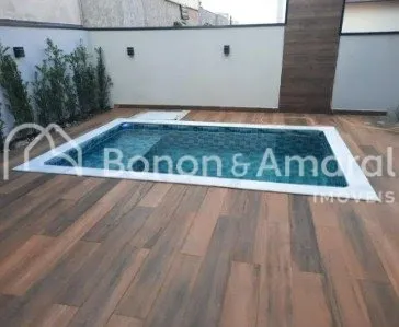 Imagem Casa Nova de Alto Padrão com Piscina e Espaço Gourmet Próxima à Campinas