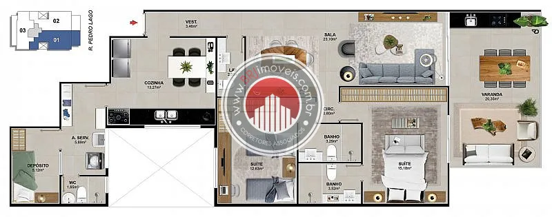 Imagem Apartamento a Venda no bairro Barra da Tijuca - Rio de Janeiro, RJ