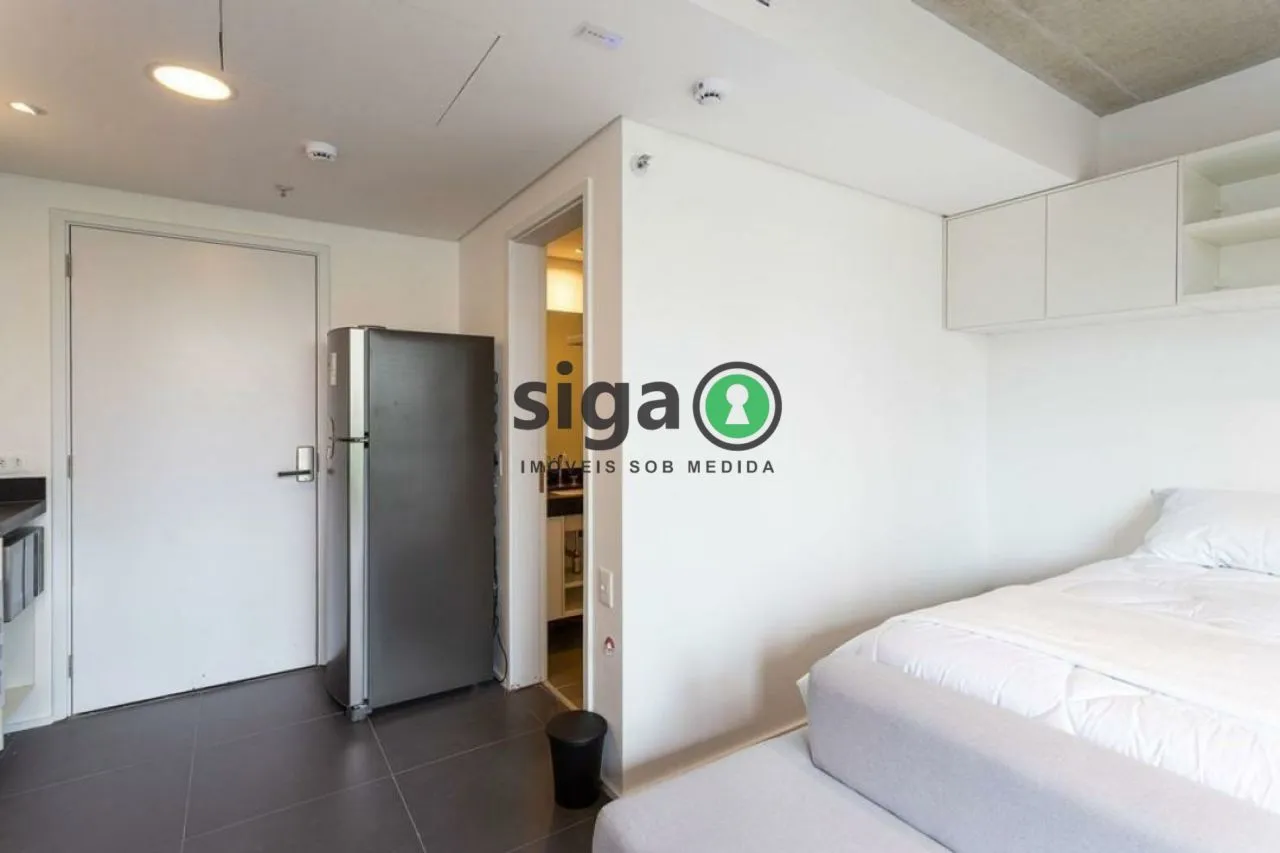 Imagem STUDIO de 28m², com 1 quarto, 1 banheiro e sem vaga na Vila Madalena