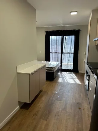 Foto do imóvel Apartamento à venda ou locação em Santo Amaro, com 1 quarto, 1 banheiro, 27m² de área.
