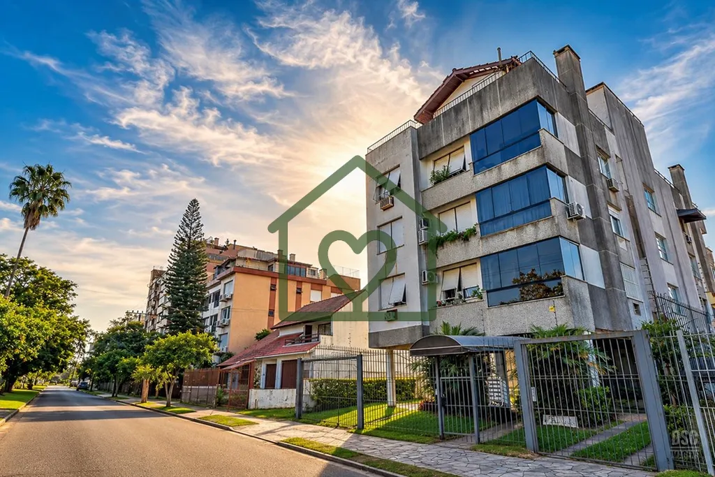 Imagem Apartamento de 86m² com 3 dormitórios, 2 banheiros, sala de estar, sacada, cozinha, escritório. C...