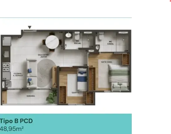 Imagem Apartamento com 3 Quartos à Venda, 81 m² em Meireles - Fortaleza