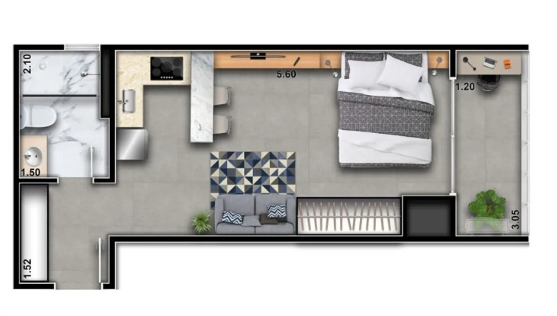 Imagem STUDIO RESIDENCIAL em São Paulo - SP, Vila Prudente