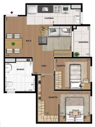 Imagem APARTAMENTO RESIDENCIAL em Rio de Janeiro - RJ, Jacarepaguá