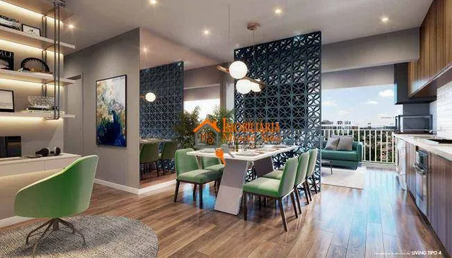 Foto do imóvel Apartamento com 2 dormitórios à venda, 47 m² por R$ 540.610,00 - Picanco - Guarulhos/SP