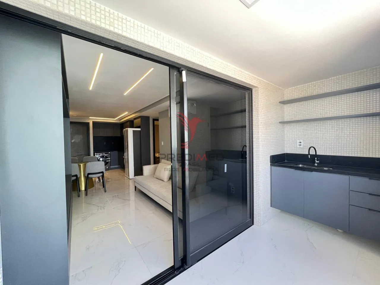Imagem Apartamento de 2 Quartos,todo MOBILADO na praia de Tambau , João Pessoa